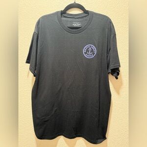 Death Coast Supply Co. Mens Octopuss Grabbing Ship Graphic Black Shirt Size L